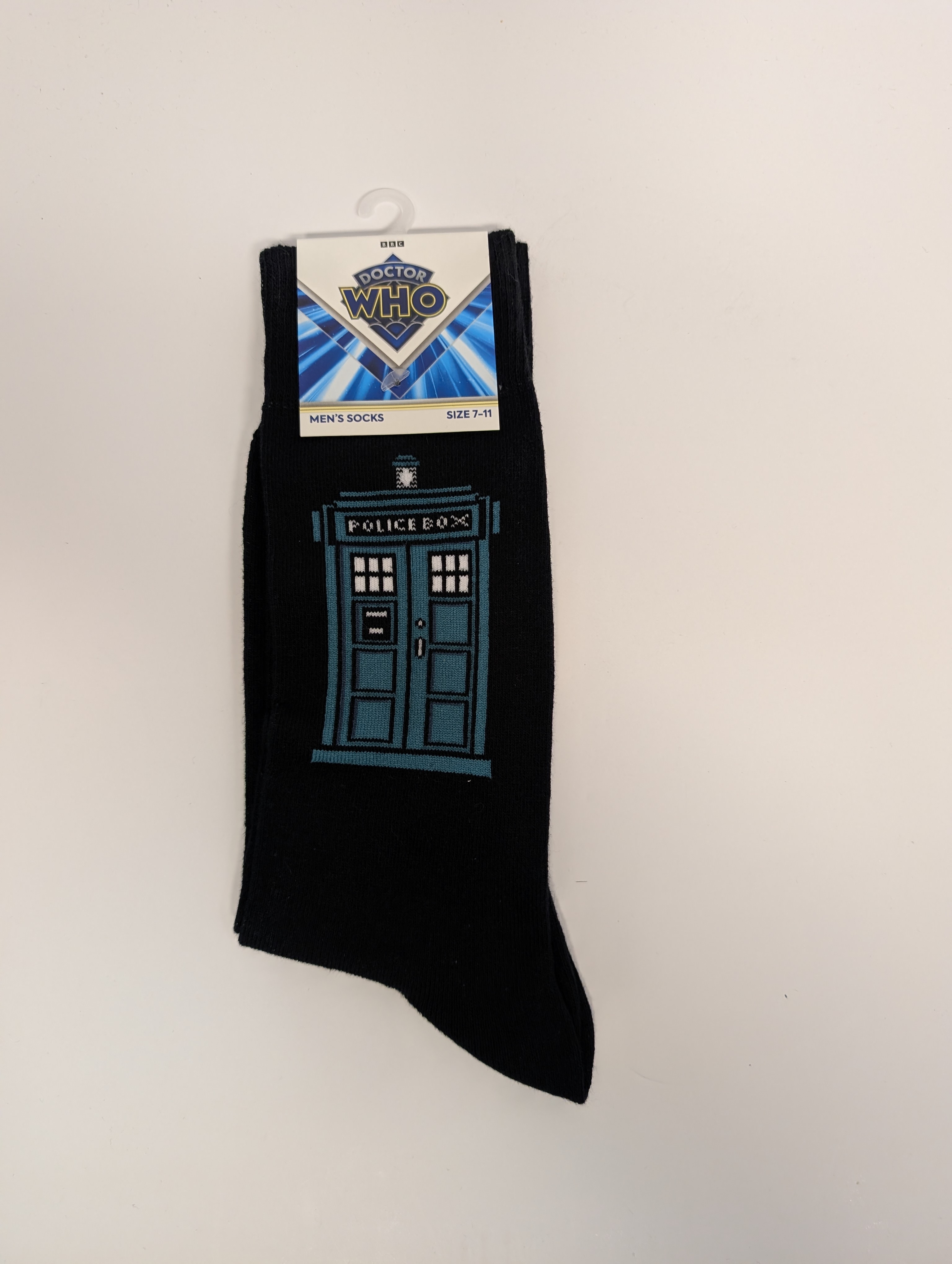 TARDIS Socks (Black)