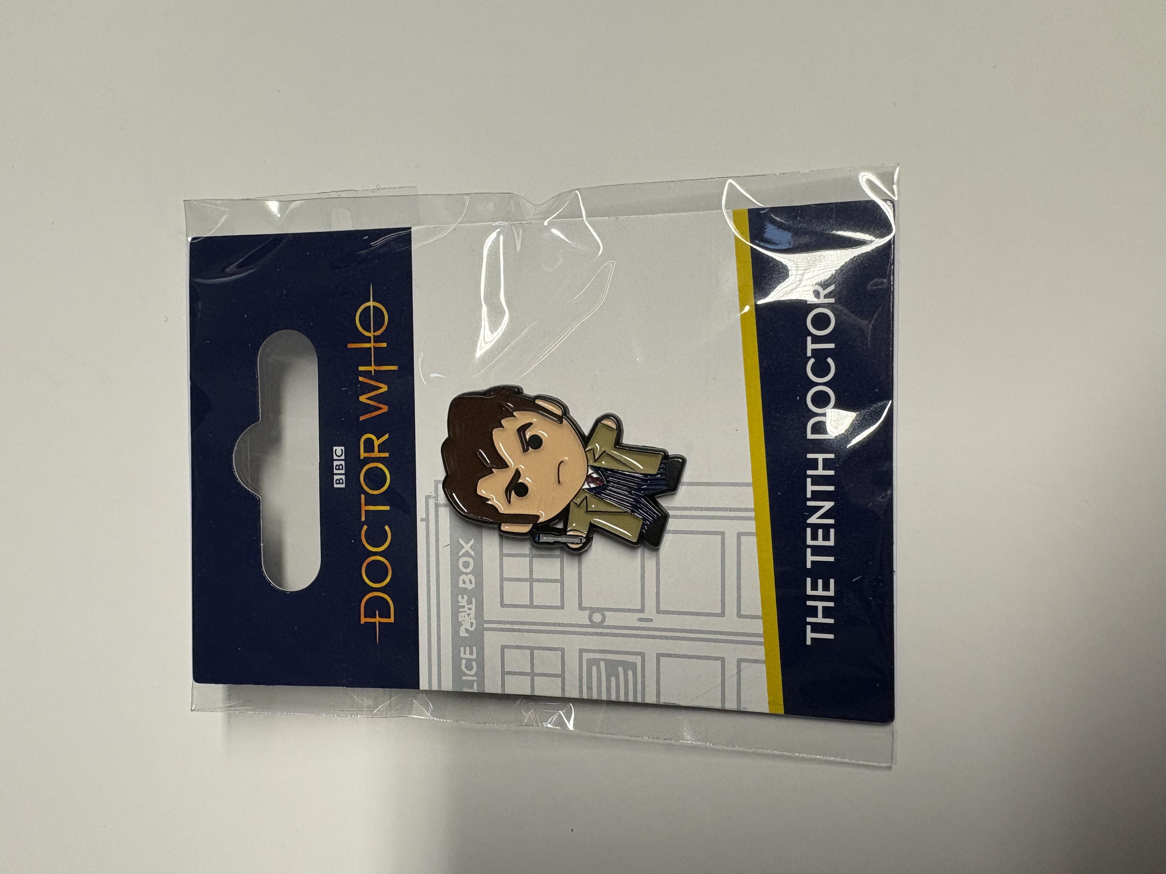 Tenth Doctor - Hero Collector Pin badge