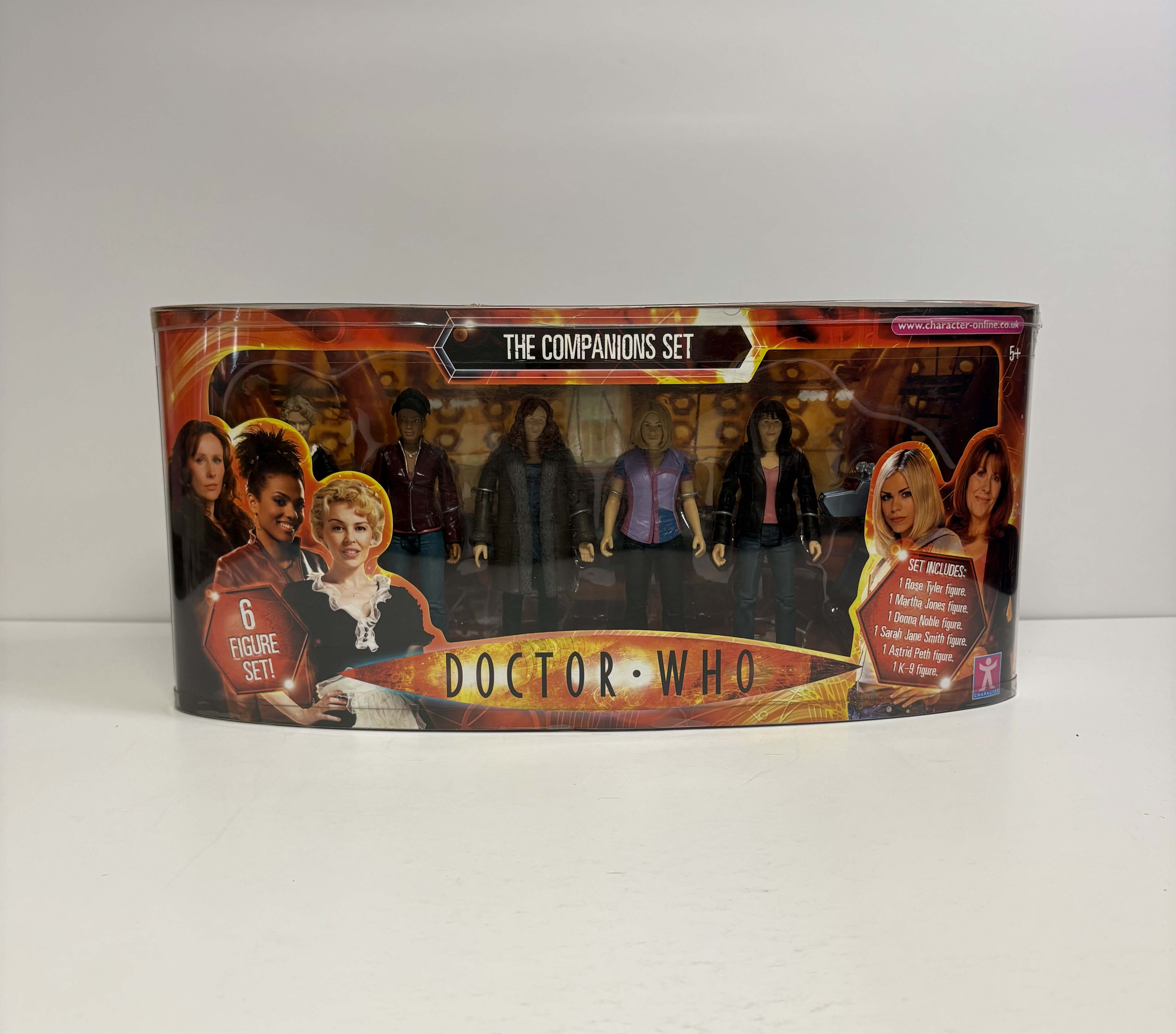 Companions Set - w/ Astrid Peth, Martha Jones, Donna Noble, Rose Tyler, Sarah Jane Smith & K-9 (K9)