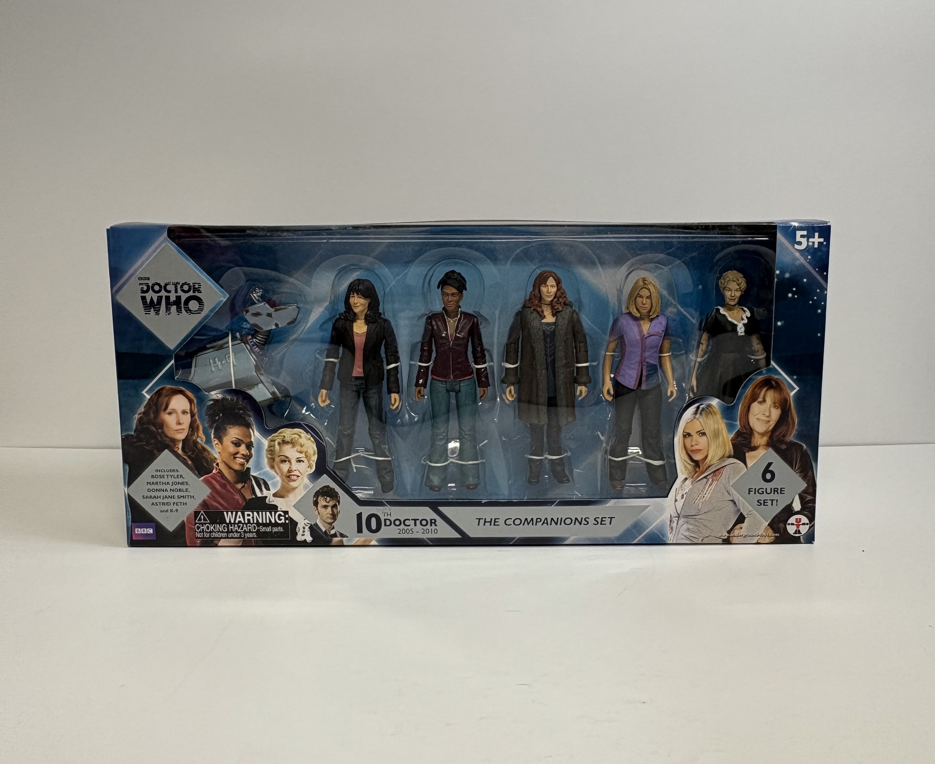 Companions Set (USA Packaging) Astrid Peth, Martha Jones, Donna Noble, Rose Tyler, Sarah Jane Smith & K-9 (K9)