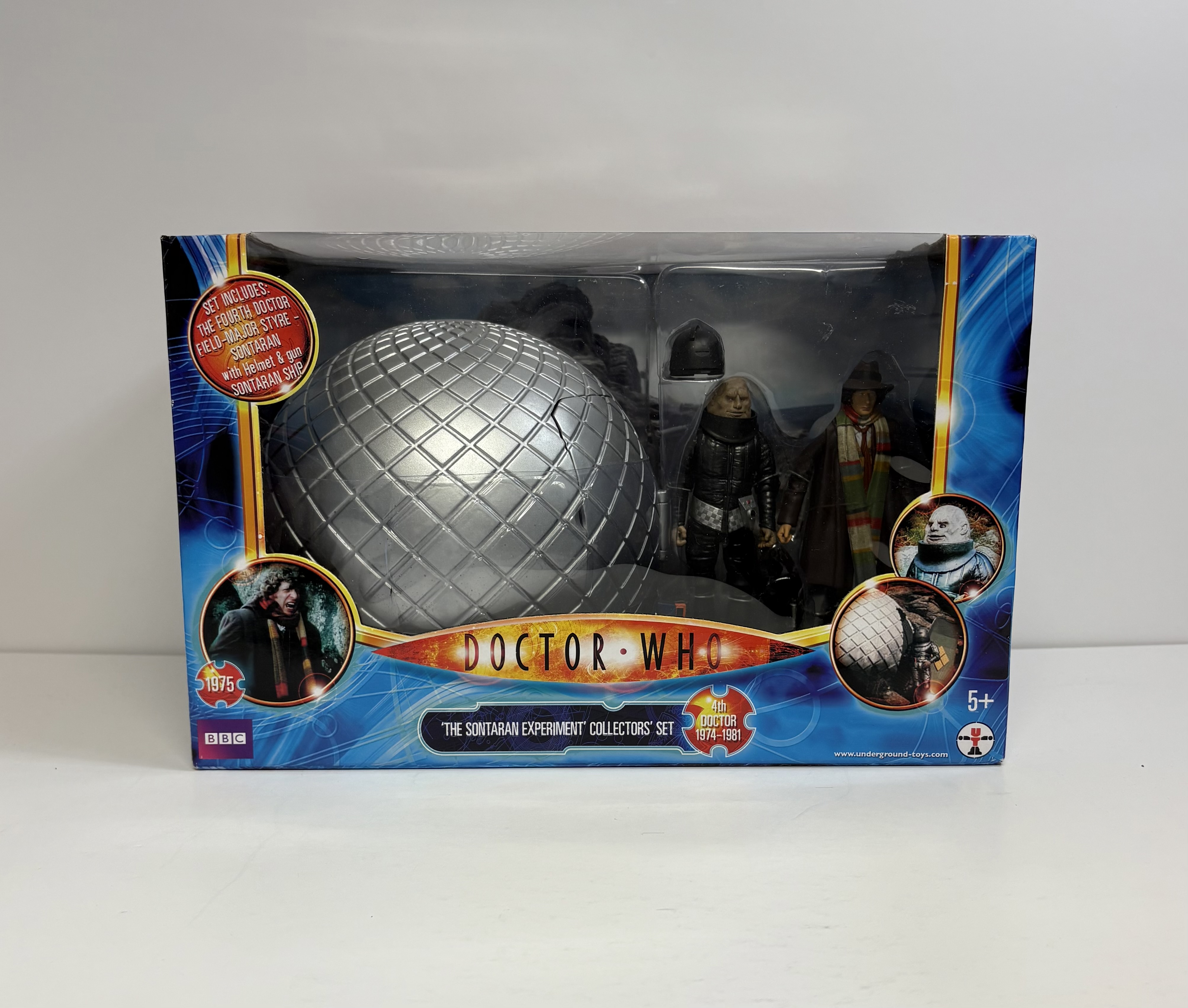 Sontaran Experiment Collectors Set - w/ Fourth Doctor, Sontaran Field Major Styre, Sontaran Ship