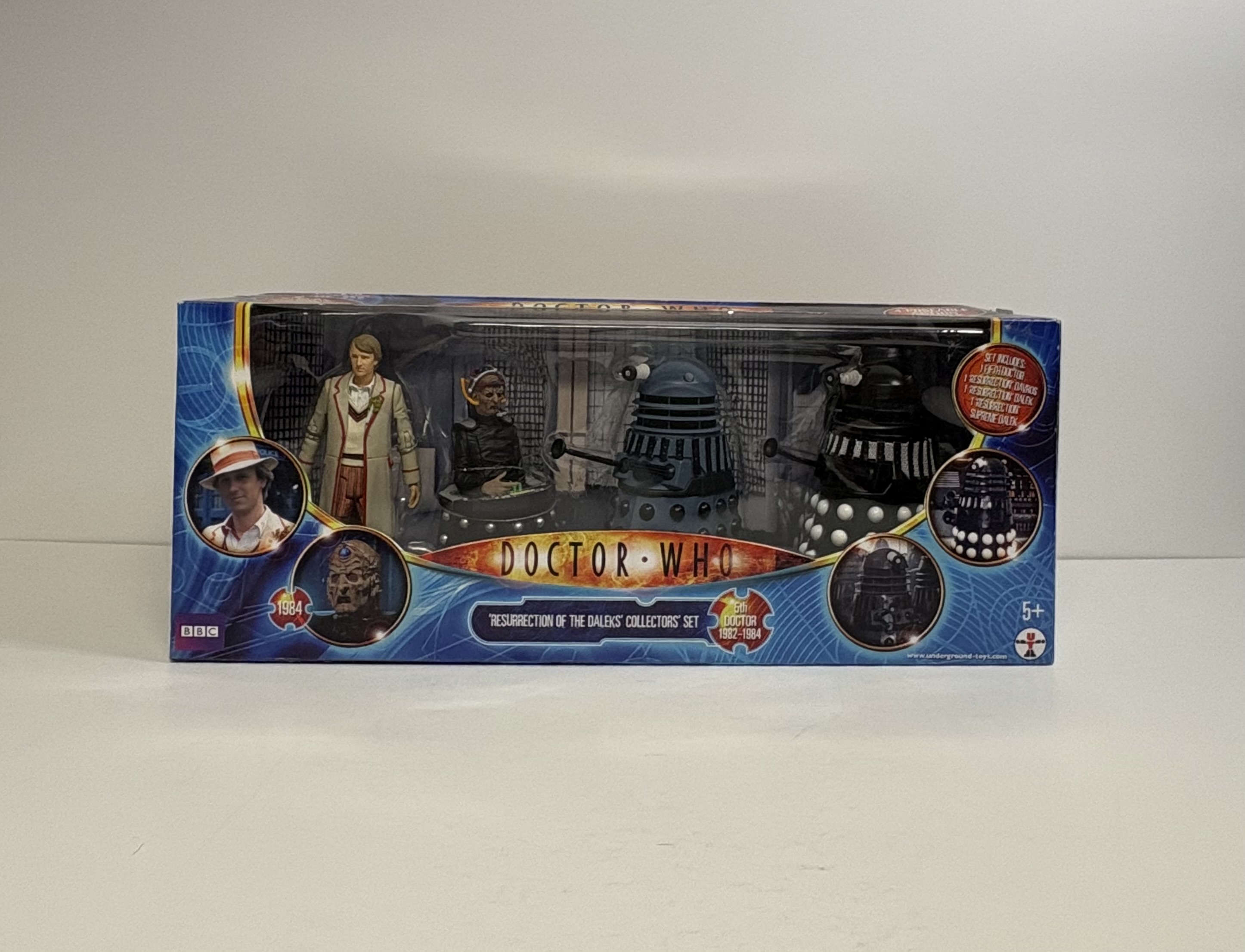 Resurrection Of The Daleks Collectors Set - w/ Fifth Doctor, Davros, Resurrection Dalek, Resurrection Supreme Dalek