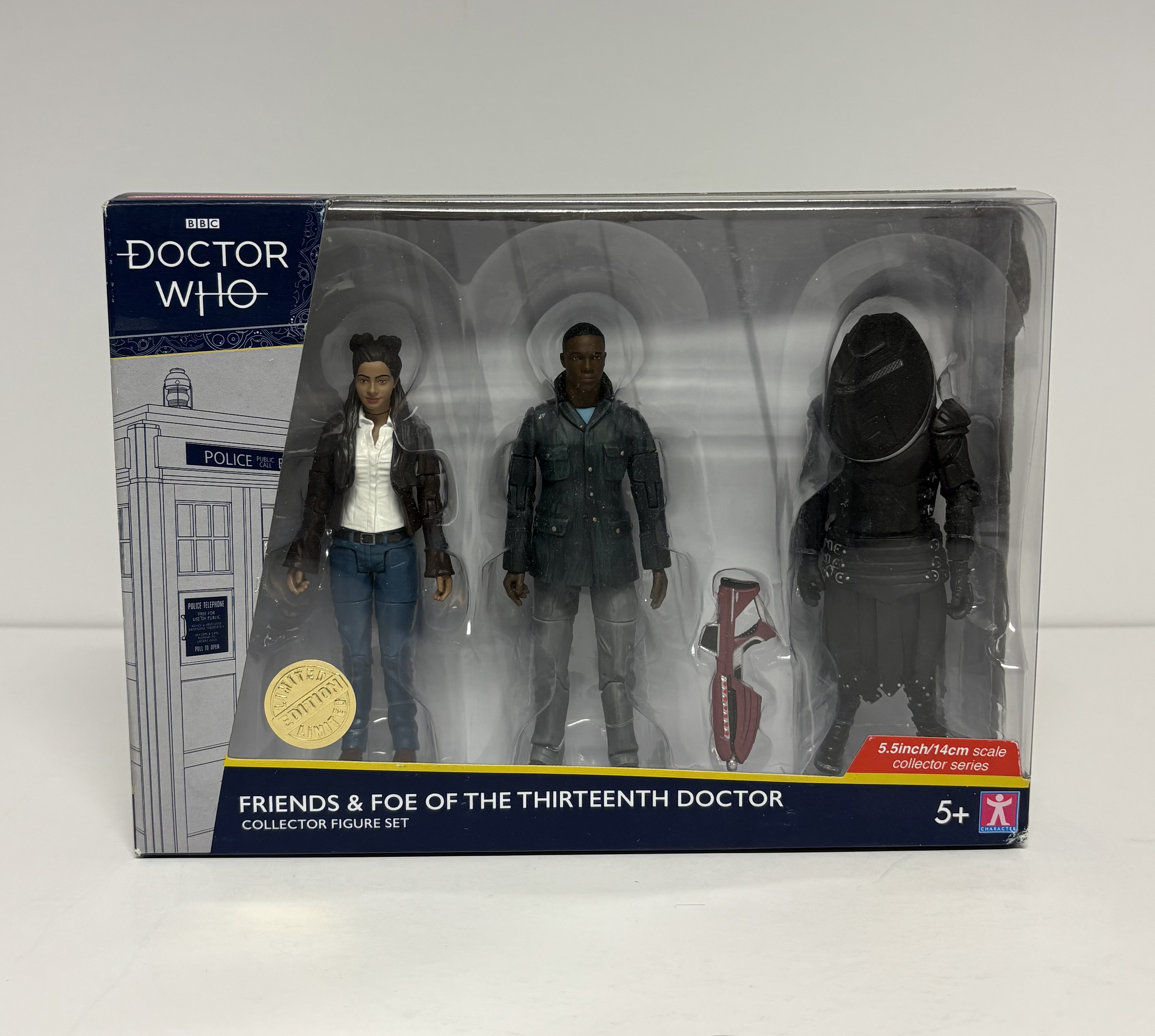 Friends & Foe of The Thirteenth Doctor Collector Figure Set - w/ Yaz Khan, Ryan Sinclair, Judoon Trooper