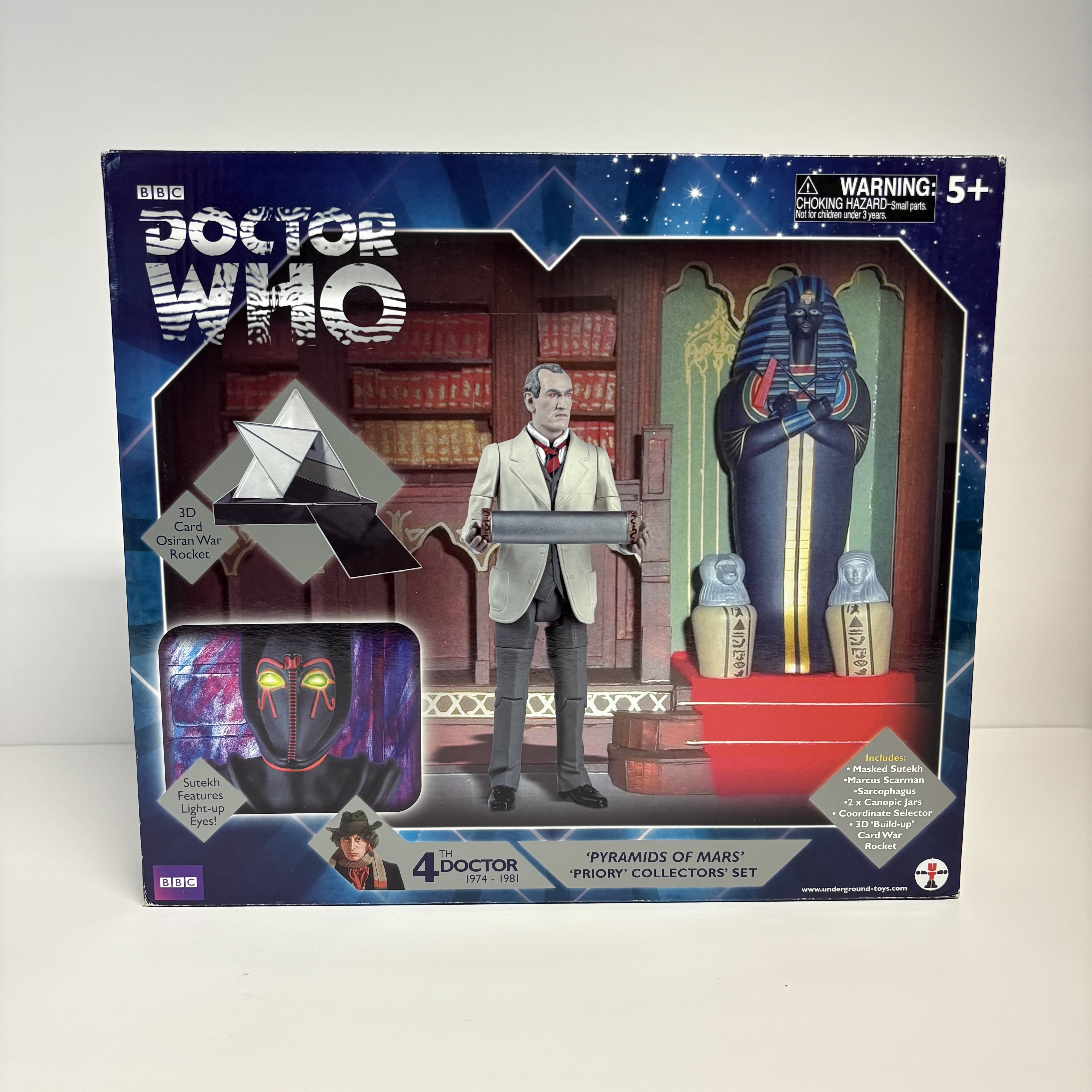 Pyramids of Mars Priory Collectors Set - w/ Sutekh, Marcus Scarman, Sarcophagus